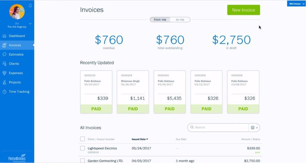 Freshbooks-The best accounting software for you