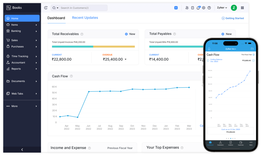 Zoho Books Accounting Software